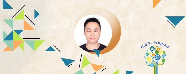 Caoyuan Niu won this year’s N.E.T. Research Excellence Award